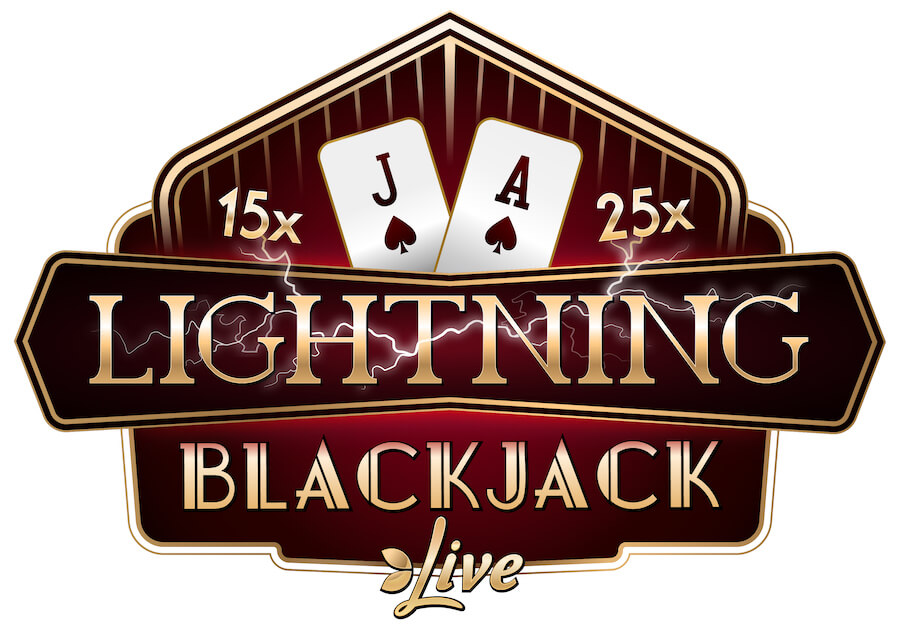 Logo Lightning Blackjack dostawcy Evolution